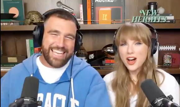 Taylor Swift and Travis Kelce